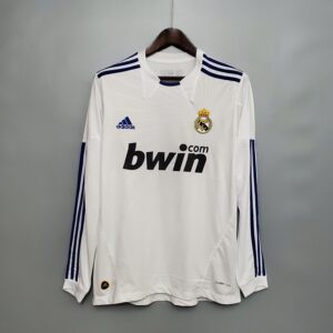 10/11 Real Madrid Long Sleeve Home Retro Jersey – Vintage Replica Football Socce