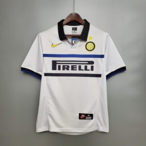 98/99 Inter Milan Away Retro Jersey – Vintage Replica Football Soccer Shirt – S-