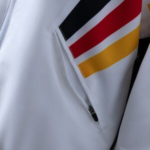 German 1996 Retro Windbreaker - White – Replica Football Soccer Shirt – S–XXL