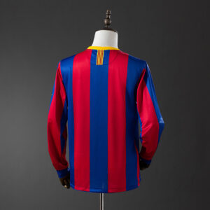 Barcelona 2010/11 Home Long Sleeve Retro Jersey – Vintage Replica Football Socce