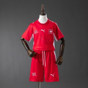 Switzerland 2026 Home Kids Kit Jersey – Replica Football Soccer Shirt – Size 16-