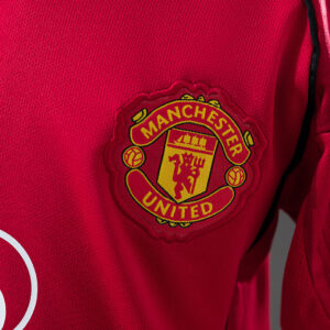 Manchester United 25/26 Home Kids Kit Jersey – Replica Football Soccer Shirt – S