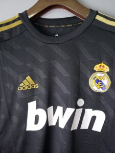 2012 Real Madrid Away Retro Jersey – Black – Long-Sleeved – Replica – S-XXL