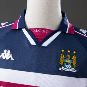 Manchester City 1997/98 Away Long Sleeve Retro Jersey – Classic Football Shirt –