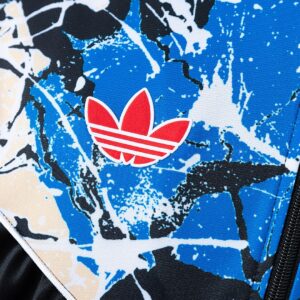 MU x Stone Roses Track Top Black Multi – Replica Football Soccer Shirt – S–XXL