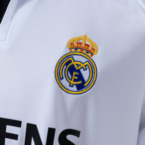 Real Madrid 2003/04 Home Retro Jersey – Vintage Replica Football Soccer Shirt –