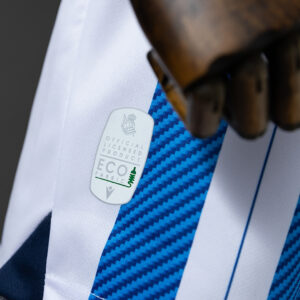 Real Sociedad 2025/26 Home Kids Kit – Replica Football Soccer Jersey Set – Size