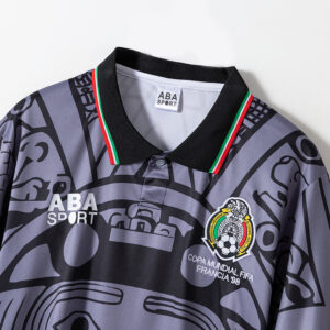 Retro 1998 Mexico Black Jersey – Vintage Replica Football Soccer Shirt – S–XXL