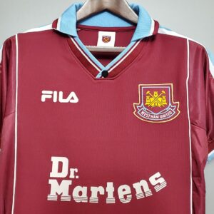 99/01 West Ham United Home Retro Jersey – Vintage Replica Football Soccer Shirt