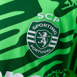 Sporting CP 25/26 Kids Kit Green Goalkeeper Jersey – Replica Football Soccer Shi