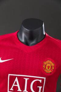 Manchester United 2007/08 Home Player Version Retro Jersey – Vintage Replica Foo
