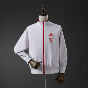 Athletic Bilbao Reversible Jacket Windbreaker – Red & White – Replica Football S