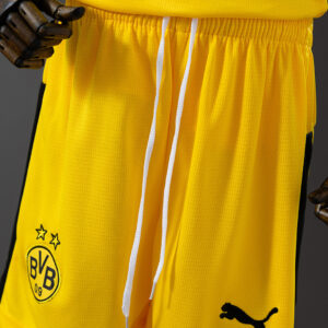 Dortmund 25/26 Home Kids Kit Jersey – Replica Football Soccer Shirt – Size 16–28