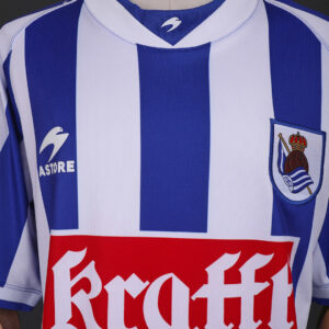 Real Sociedad 2002/03 Home Retro Jersey – Vintage Replica Football Soccer Shirt