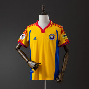 Romania 2000 Home Retro Jersey – Replica Football Soccer Shirt – S–XXL