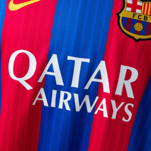 Barcelona 2016/17 Home Long Sleeve Retro Jersey – Vintage Replica Football Socce