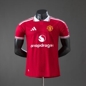 M-U 26_27 Home Player Version Jersey – Replica Football Soccer Shirt – S–3XL