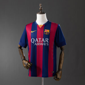 Barcelona 2014/15 Home Retro Jersey – Vintage Replica Football Soccer Shirt – Si