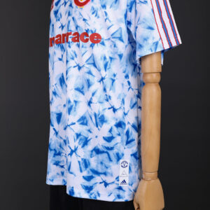 Manchester United 2020/21 Human Race Blue Retro Jersey – Classic Football Shirt