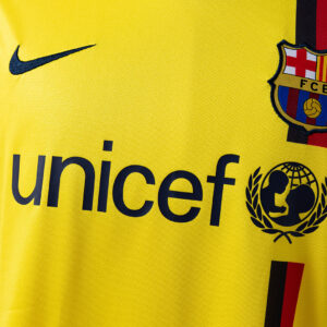 Barcelona 2008/09 Away Retro Jersey – Vintage Replica Football Soccer Shirt – Si