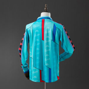 Barcelona 1996/97 Away Long Sleeve Retro Jersey – Vintage Replica Football Socce
