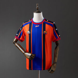 Barcelona 1997/98 Away Retro Jersey – Vintage Replica Football Soccer Shirt – Si