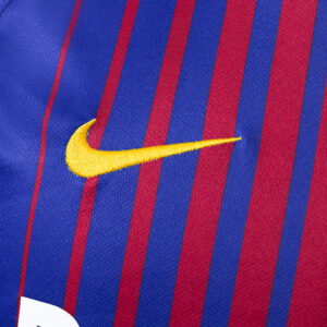 Barcelona 2017/18 Home Retro Jersey – Vintage Replica Football Soccer Shirt – Si