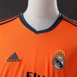 Real Madrid 2013/14 Second Away Long Sleeve Retro Jersey – Vintage Replica Footb