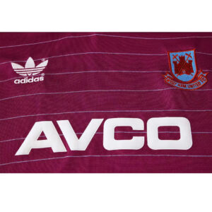 West Ham United 1986 Home Retro Jersey – Classic Football Shirt – S–XXL