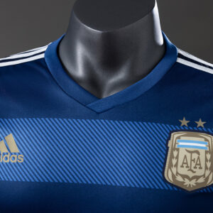 Argentina 2014 Away Player Version Retro Jersey – Vintage Replica Football Socce