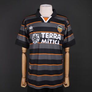 Valencia 1999/00 Second Away Retro Jersey – Vintage Replica Football Soccer Shir