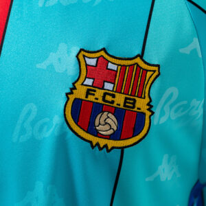 Barcelona 1996/97 Away Long Sleeve Retro Jersey – Vintage Replica Football Socce