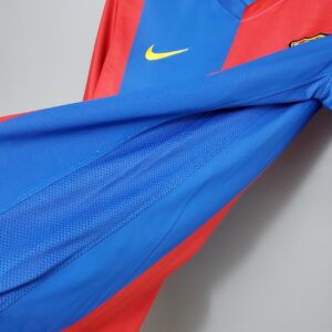 06/07 Barcelona Home Short-Sleeved Retro Jersey – Vintage Replica Football Socce