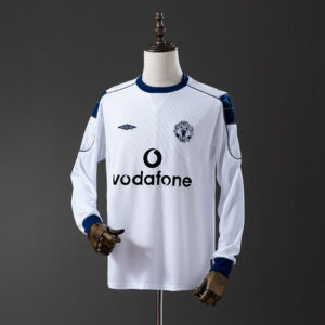 Manchester United 2000/01 Away Long Sleeve Retro Jersey – Classic Football Shirt