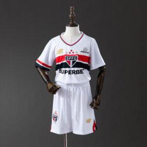 São Paulo 25/26 Home Kids Kit Jersey – Replica Football Soccer Shirt – Size 16–2