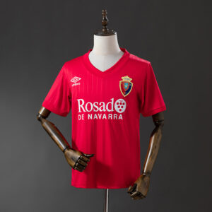 Osasuna 1987/89 Home Retro Jersey – Vintage Replica Football Soccer Shirt – Size