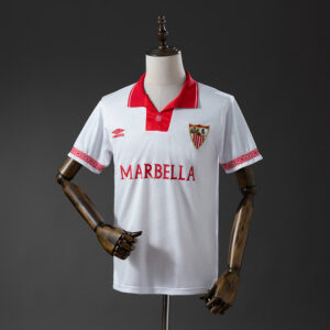 Sevilla 1994/96 Home Retro Jersey – Vintage Replica Football Soccer Shirt – Size