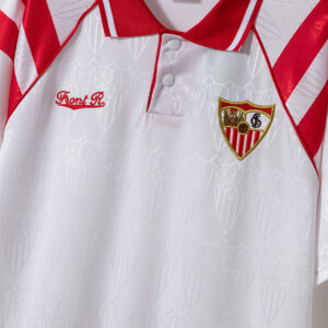 Retro Sevilla 1992/93 Home Jersey – Vintage Replica Football Soccer Shirt – Size