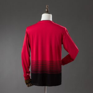 M-U 1819 Home Long-Sleeve Retro Jersey – Replica Football Soccer Shirt – S–XXL