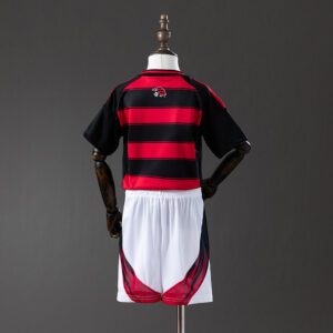 Flamengo 25/26 Home Kids Kit Jersey – Replica Football Soccer Shirt – Size 16–28