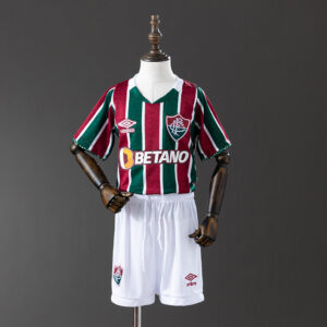 Fluminense 24/25 Home Kids Fan Version Kit – Replica Football Shirt – Size 16–28