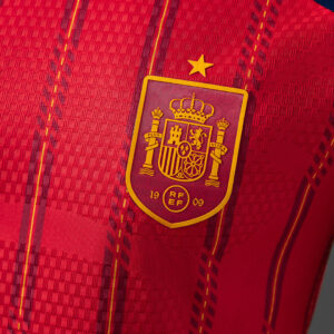 Spain 2026 Home Long Sleeve Player Version Jersey – Replica Football Shirt – S–4