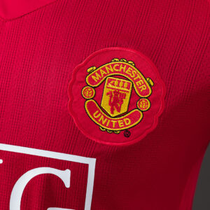 Manchester United 2007/08 Home Player Version Retro Jersey – Vintage Replica Foo