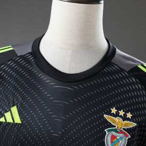 Benfica 26_27 Goalkeeper - Black - Grey Jersey – Replica Football Soccer Shirt –