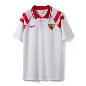 Retro Sevilla 1992/93 Home Jersey – Vintage Replica Football Soccer Shirt – Size