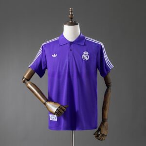 Real Madrid 25_26 POLO - Purple – Replica Football Soccer Shirt – S–XXL