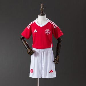 Internacional 25/26 Home Kids Kit Jersey – Replica Football Soccer Shirt – Size