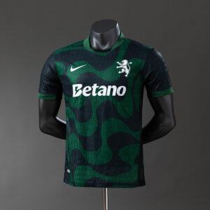 Sporting CP 25/26 Player Version Alternative Jersey – Black – Replica Football S
