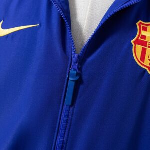 Barcelona Windbreaker - Deep Royal Blue & Noble Red – Replica Football Soccer Sh