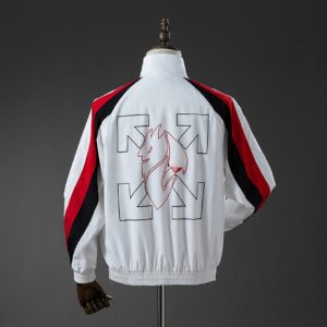 AC Milan co-branded Windbreaker - White – Replica Football Soccer Shirt – S–XXL